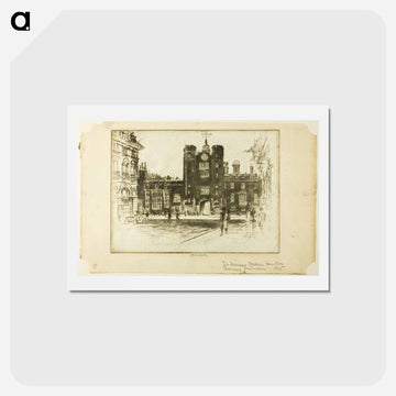 Saint James' Palace, from Saint James' Street
 - ジョセフ ペネル Postcard.