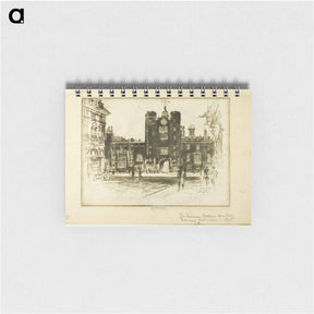 アートメモ帳-Saint James' Palace, from Saint James' Street
 - ジョセフ ペネル Memo.