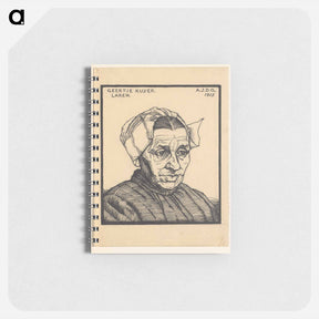 アートメモ帳-Portret van Geertje Kuyer - ユリー デ フラーハ Memo.