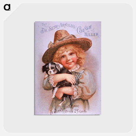 アートポストカード-Try Dr. Seth Arnold's Cough Killer: It Works Like MaIice
 - 国立医学図書館 Postcard.