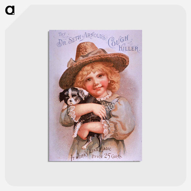アートポストカード-Try Dr. Seth Arnold's Cough Killer: It Works Like MaIice
 - 国立医学図書館 Postcard.
