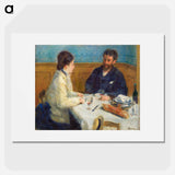 Luncheon (The Déjeuner) - Pierre-Auguste Renoir Poster.