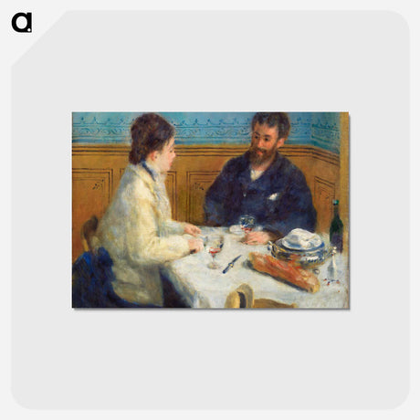 アートポストカード-Luncheon (Le Déjeuner) - ピエール オーギュスト ルノワール Postcard.