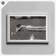 アートパネル-Woman Tanning
 - セントルイス美術館 Canvas.