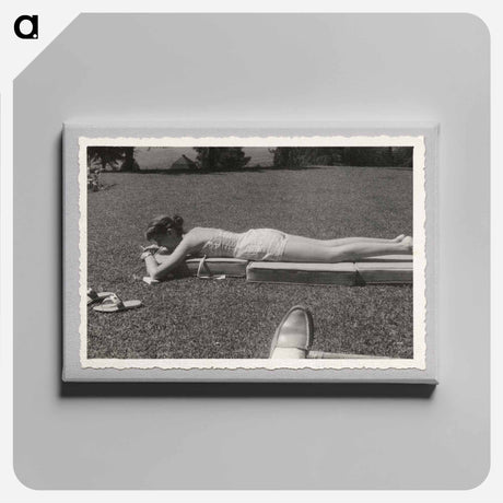アートパネル-Woman Tanning
 - セントルイス美術館 Canvas.