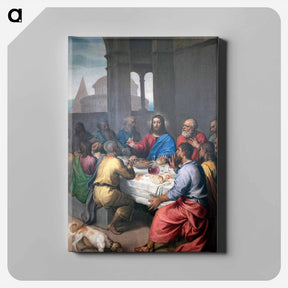 アートパネル-Last Supper - ティツィアーノ ヴェチェッリオ Canvas.