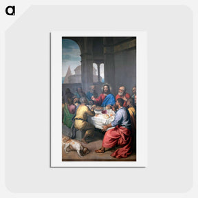 アートポストカード-Last Supper - ティツィアーノ ヴェチェッリオ Postcard.