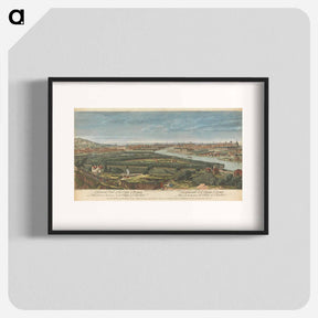 アートポスター-A General View of the City of Paris taken from an Eminence in the Village of Chaillot
 - イェール大学アートギャラリー Poster.
