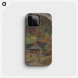 In a village - アーノルド ピーター ワイズ クビンチャン Phone Case.