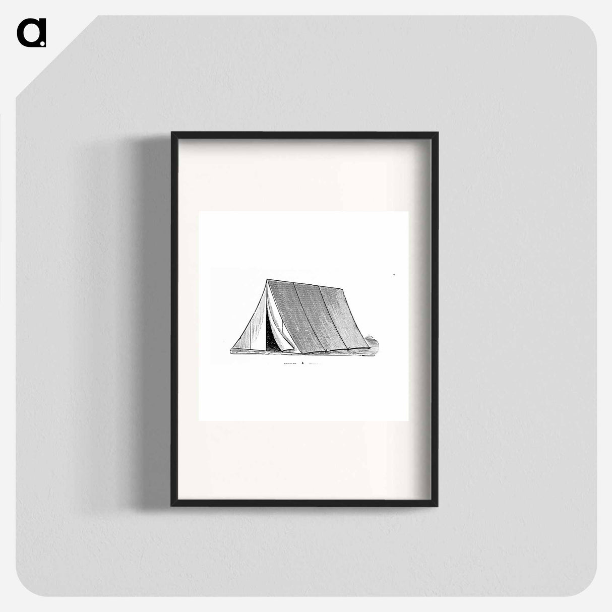 アートポスター-Tent from Practical Hints on Camping
 - 大英図書館 Poster.