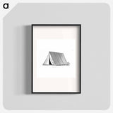 アートポスター-Tent from Practical Hints on Camping
 - 大英図書館 Poster.