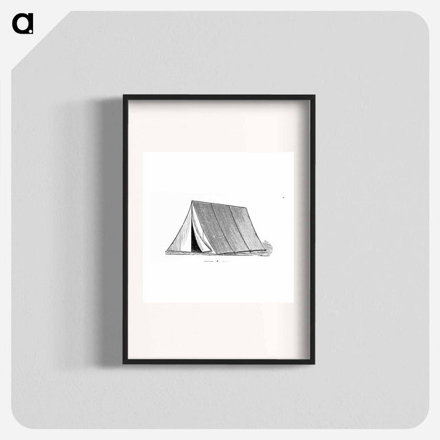 アートポスター-Tent from Practical Hints on Camping
 - 大英図書館 Poster.