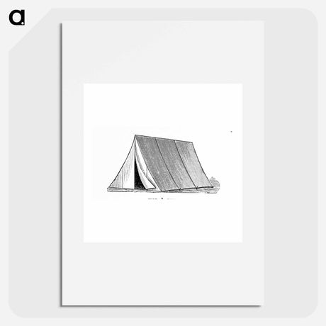 アートポスター-Tent from Practical Hints on Camping
 - 大英図書館 Poster.