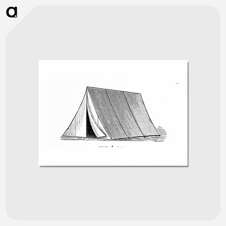 アートポストカード-Tent from Practical Hints on Camping
 - 大英図書館 Postcard.