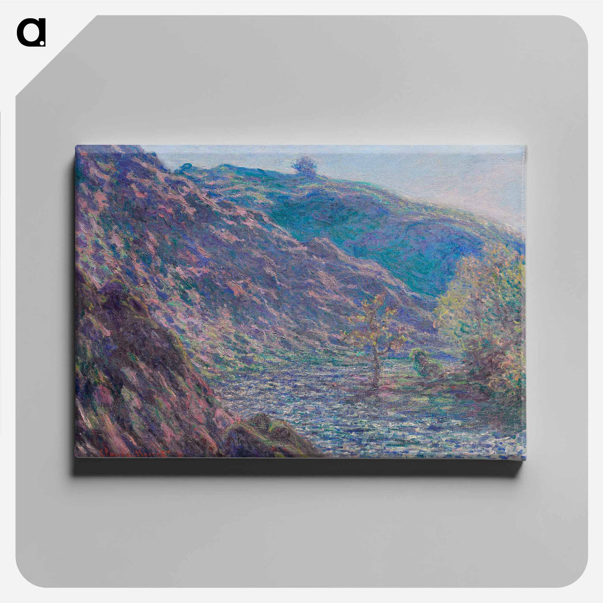 The Petite Creuse River - Claude Monet Canvas.