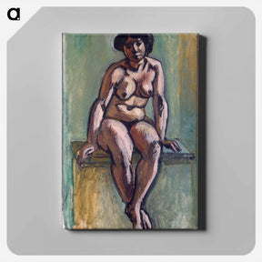 アートパネル-Seated Woman - アンリ マティス Canvas.