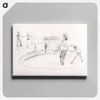 アートパネル-Sketchbook - アンリ ド トゥールーズ ロートレック Canvas.