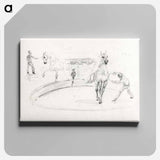 アートパネル-Sketchbook - アンリ ド トゥールーズ ロートレック Canvas.