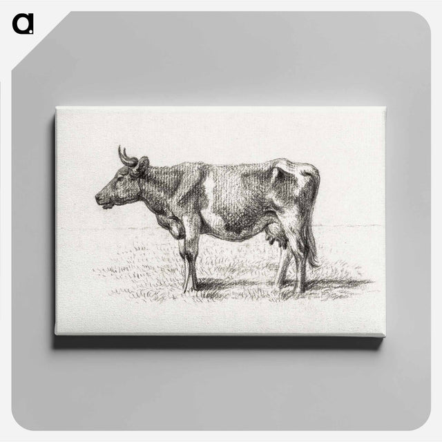アートパネル-Standing cow - ジャン ベルナール Canvas.