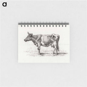 アートメモ帳-Standing cow - ジャン ベルナール Memo.