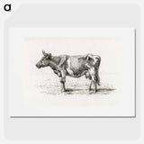 Standing cow - ジャン ベルナール Poster.