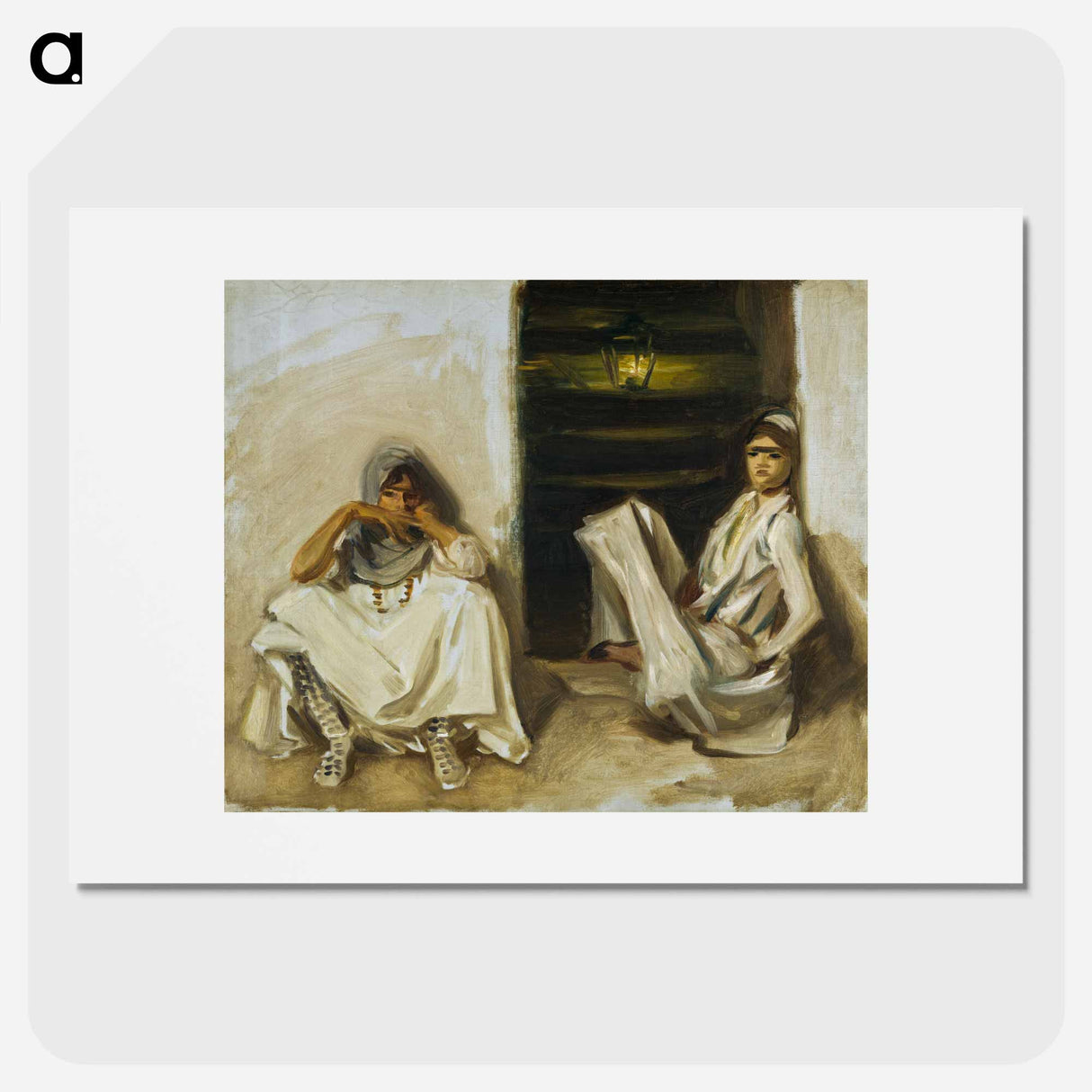 Two Arab Women - John Singer Sargent Poster.