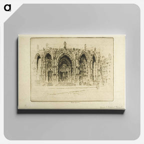 アートパネル-Puerta Visagara, Gate of Madrid, Toledo
 - ジョセフ ペネル Canvas.