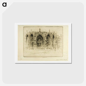 アートポストカード-Puerta Visagara, Gate of Madrid, Toledo
 - ジョセフ ペネル Postcard.