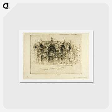 Puerta Visagara, Gate of Madrid, Toledo
 - ジョセフ ペネル Postcard.