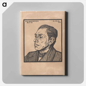 アートパネル-Portret van Hendricus Petrus Bremmer by Julie de Graag - ユリー デ フラーハ Canvas.