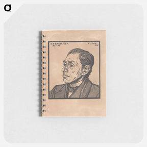 アートメモ帳-Portret van Hendricus Petrus Bremmer by Julie de Graag - ユリー デ フラーハ Memo.