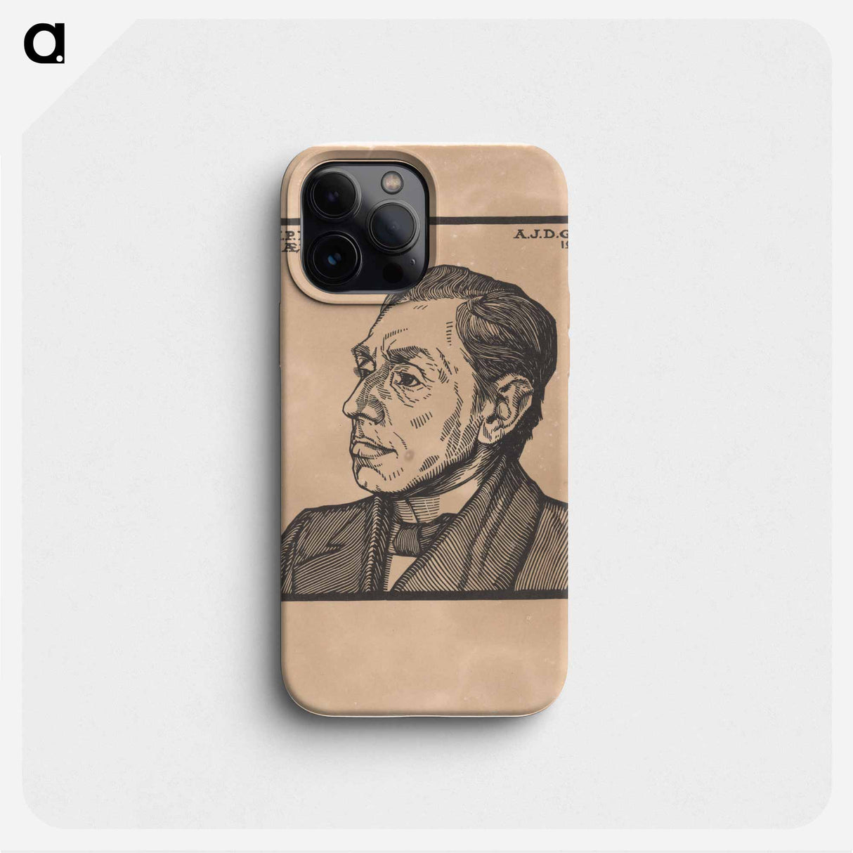 Portrait of Hendricus Petrus Bremmer by Julie de Graag - Julie de Graag Phone Case.