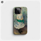 Portrait of Jeanne Durand-Ruel - Pierre Auguste Renoir Phone Case.