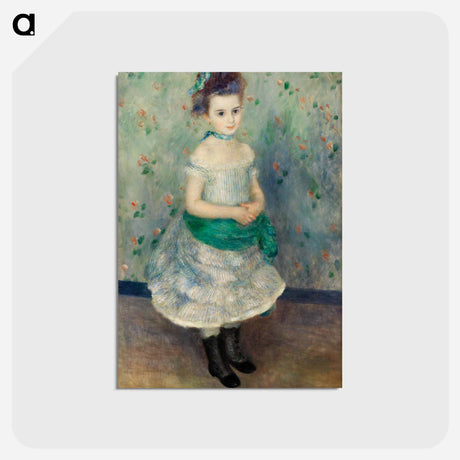 アートポストカード-Portrait of Jeanne Durand-Ruel - ピエール オーギュスト ルノワール Postcard.