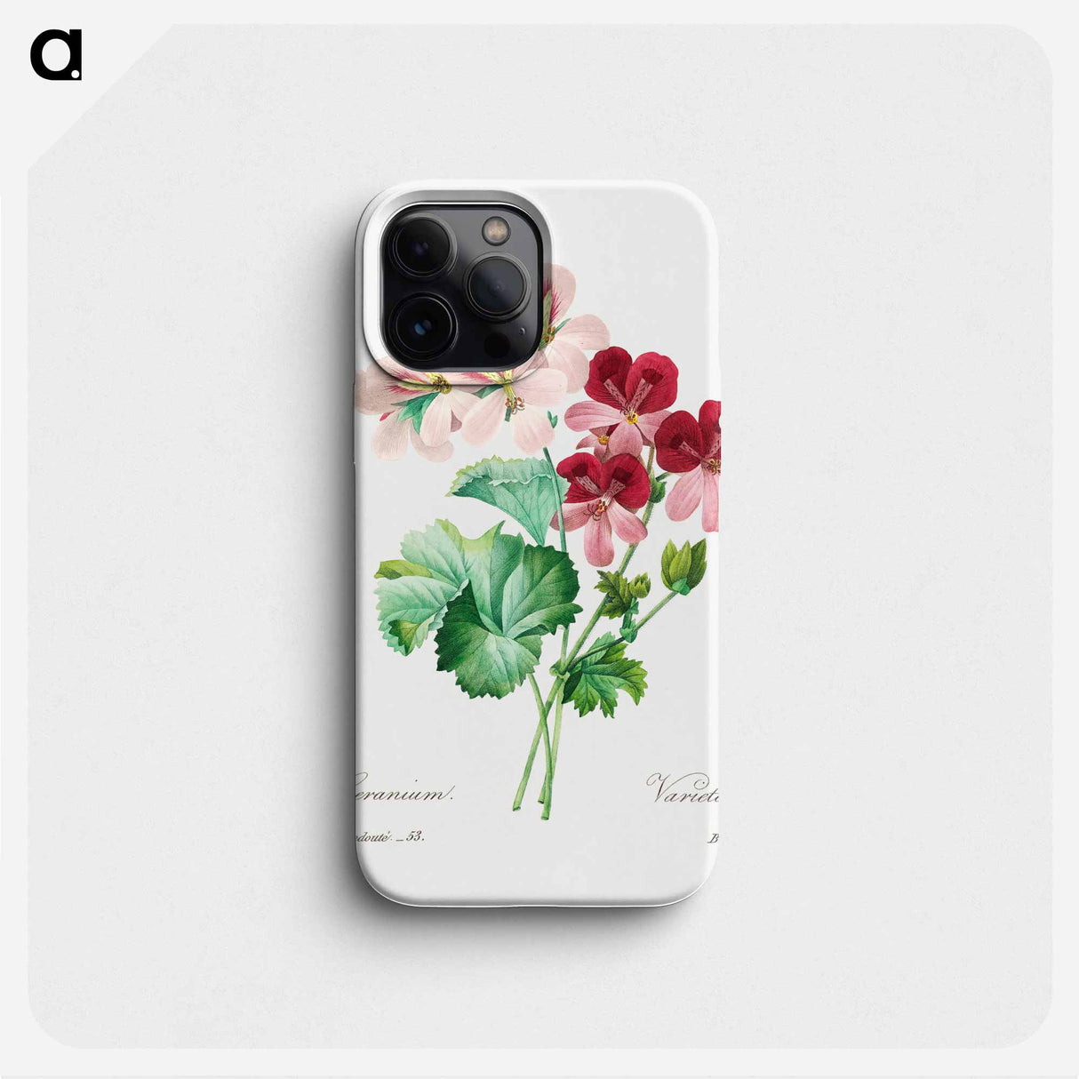 Cranesbill - ピエール ジョゼフ ルドゥーテ Phone Case.