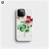 Cranesbill - Pierre Joseph Redouté Phone Case.