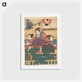 アートポストカード-Utagawa Kunisada Print
 - 歌川 国貞 Postcard.