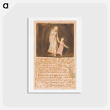 アートポストカード-The Little Boy Lost - ウィリアム ブレイク Postcard.