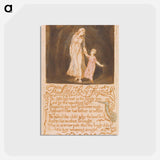 アートポストカード-The Little Boy Lost - ウィリアム ブレイク Postcard.