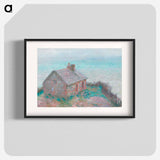 The Customs House at Varengeville - Claude Monet Poster.