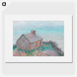 The Customs House at Varengeville - Claude Monet Poster.