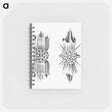 アートメモ帳-Vintage marine life illustration on white background - エルンスト ヘッケル Memo.