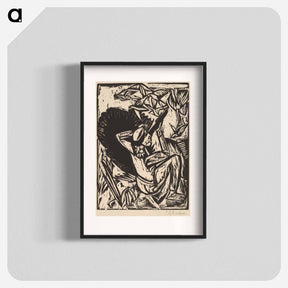 アートポスター-The Gull Hunter - エルンスト ルートヴィヒ キルヒナー Poster.