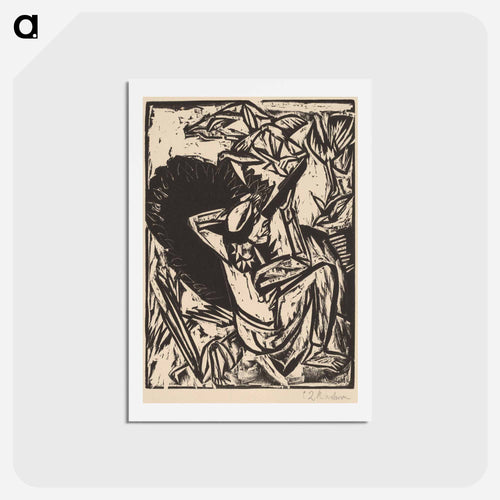 The Gull Hunter - エルンスト ルートヴィヒ キルヒナー Postcard.