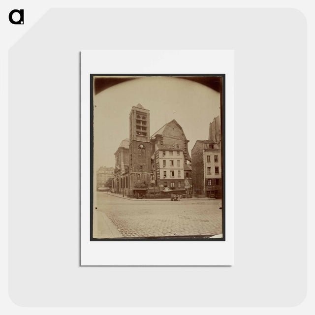 アートポストカード-Sainte-Nicolas du Chardonnet
 - ウジェーヌ アジェ Postcard.