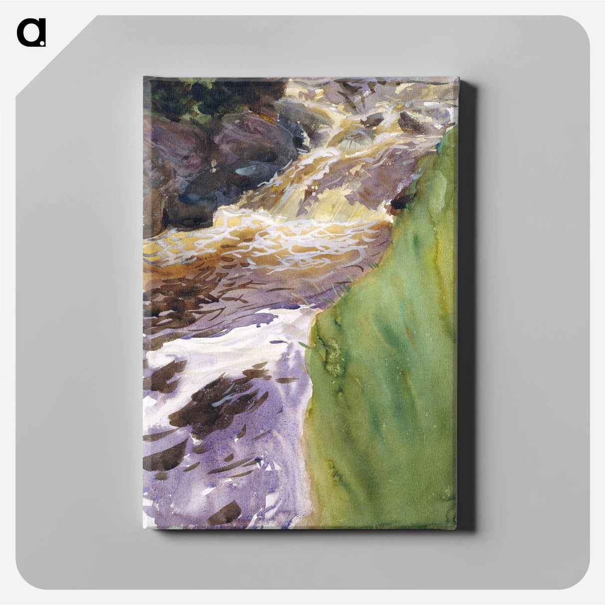 Rushing Water - ジョン シンガー サージェント Canvas.