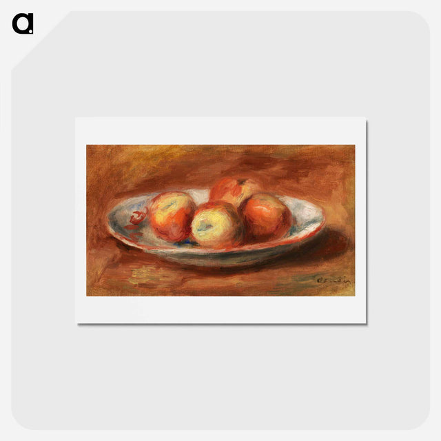 アートポストカード-Apples - ピエール オーギュスト ルノワール Postcard.