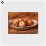 アートポストカード-Apples - ピエール オーギュスト ルノワール Postcard.