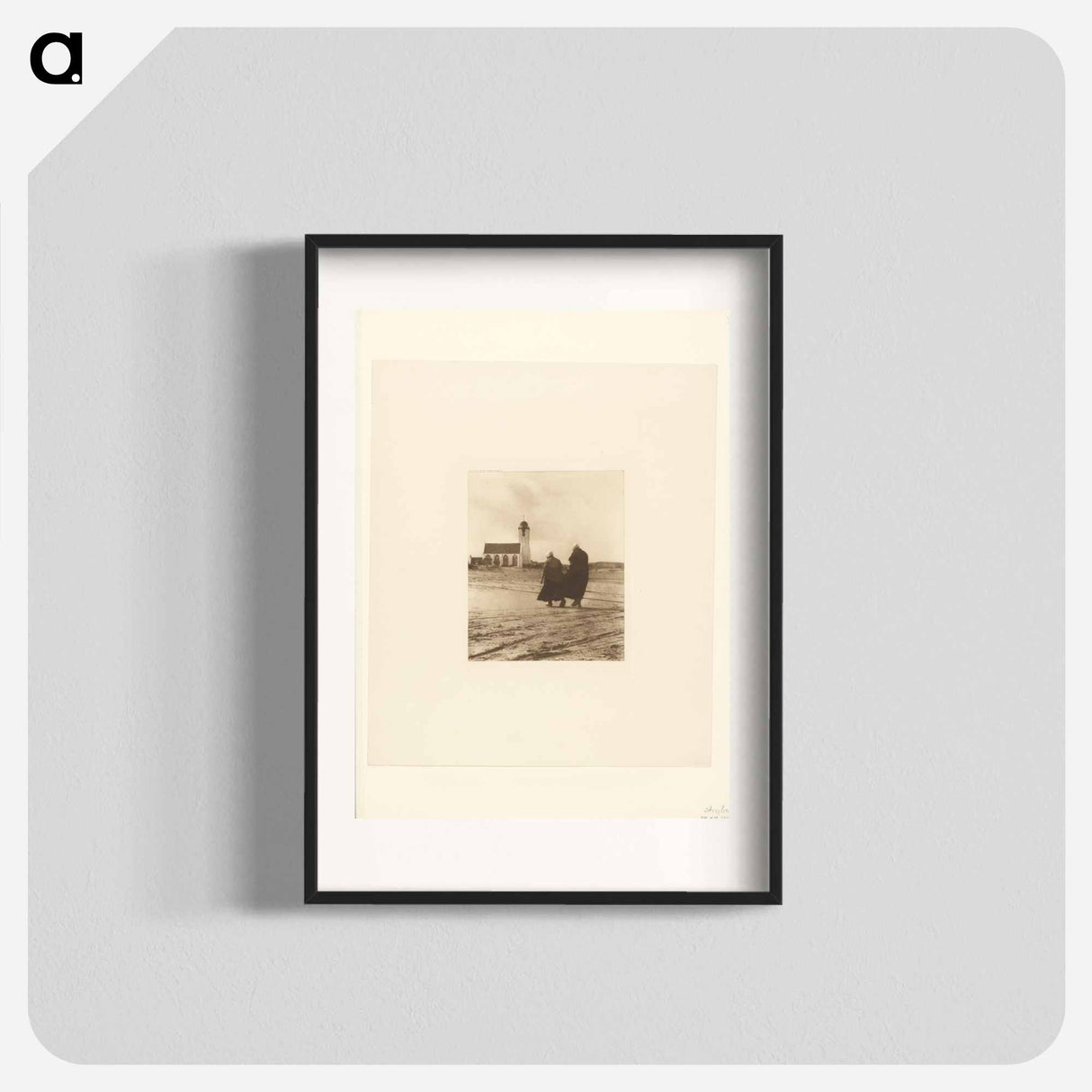 Scurrying Home - アルフレッド スティーグリッツ Poster.
