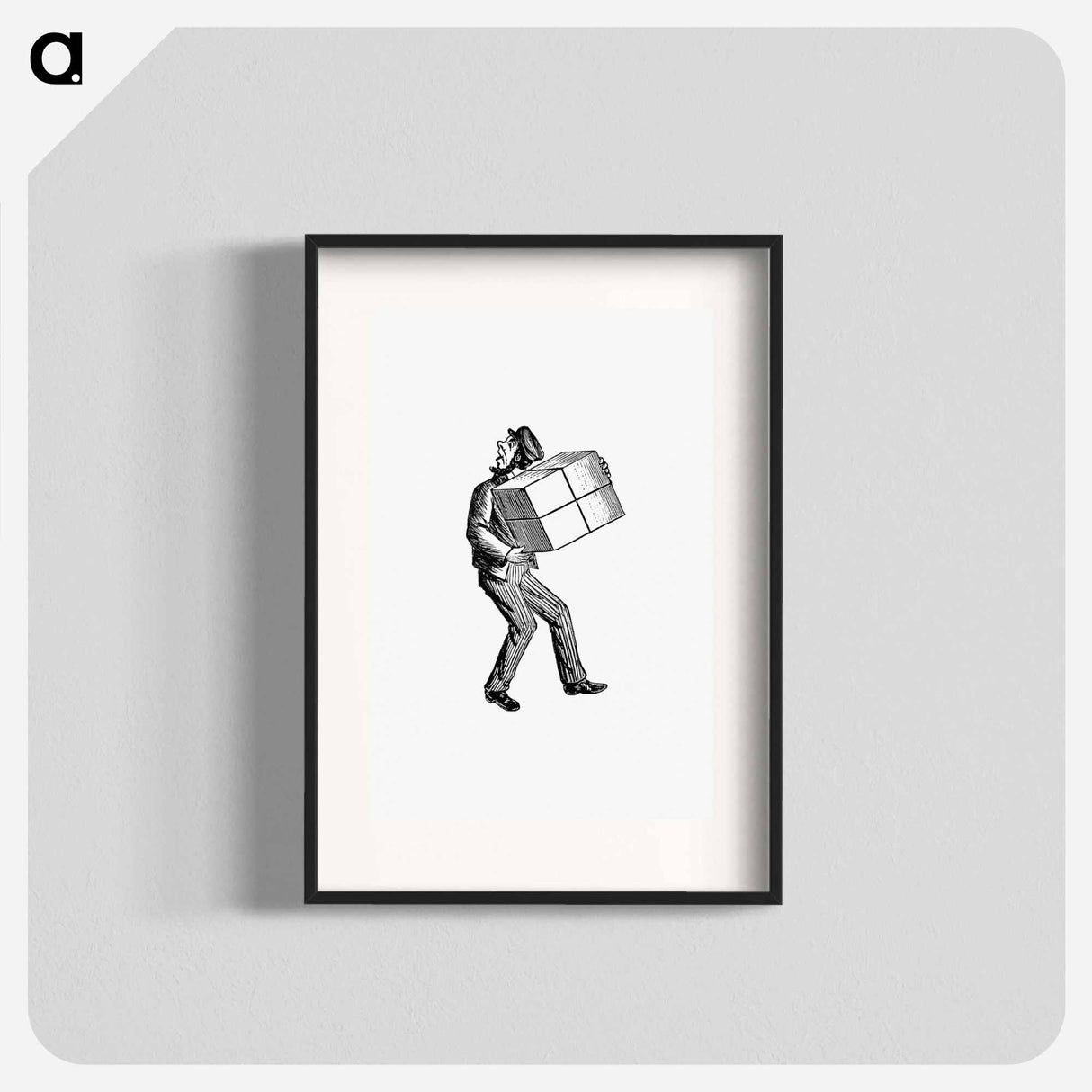 アートポスター-Worker from Un-Natural History Not Taught In Bored Schools
 - 大英図書館 Poster.